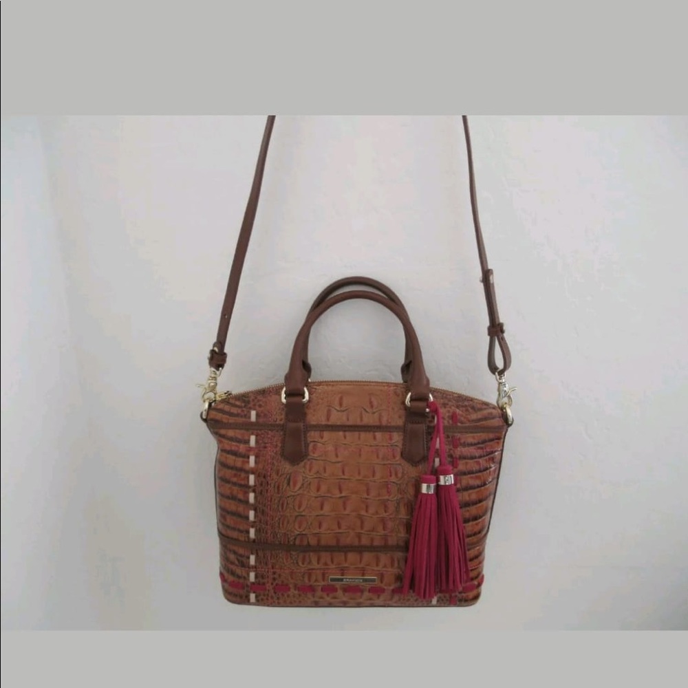 Sold NTW AUTHENTIC Brahmin Hayes Embossed Leather - Picture 5 of 8